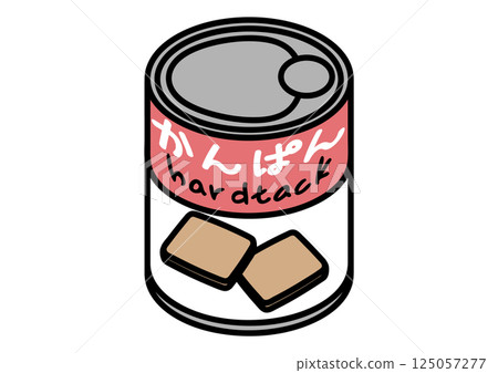 Illustration of a can of dry bread Illustration of a can of dry bread 125057277