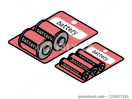 電池組插圖 125057281
