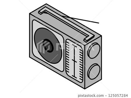 防災廣播插圖 125057284