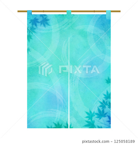 Summer image Noren illustration 125058189
