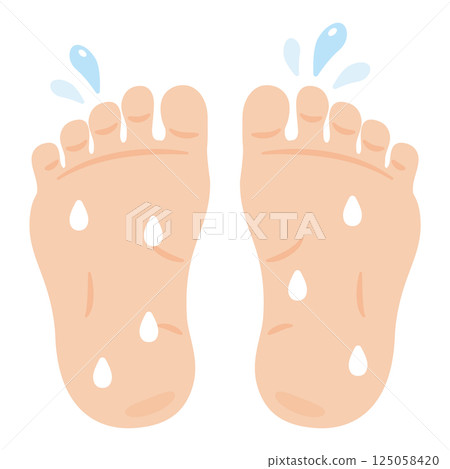 腳汗圖 腳汗圖 125058420