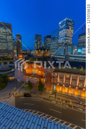 [Cityscape] Night view around Tokyo Station [Tokyo] 125058610