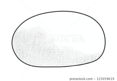 Loose and simple white daifuku analog style Loose and simple white daifuku analog style 125059619