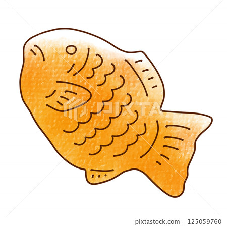 Loose and simple Taiyaki analog style 125059760