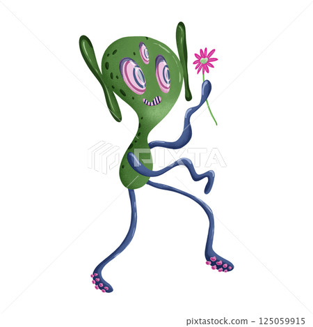 alien, cartoon, character 125059915