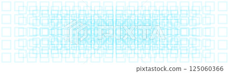 Diffuse texture of a veil-like geometric pattern of continuous square grids in pale blue 125060366