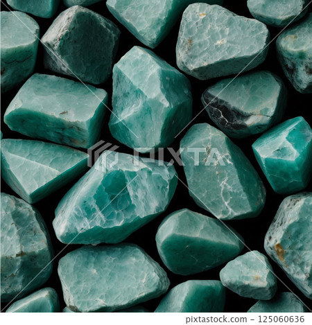 Lots of Amazonite gemstones 125060636
