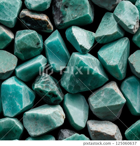 Lots of Amazonite gemstones 125060637