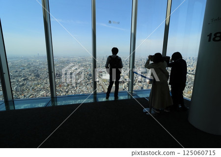 從阿倍野 Harukas 屋頂眺望，阿倍野 Harukas 頂樓的觀景台 125060715
