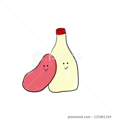 Mentaiko mayo character Mentaiko mayo character 125061104