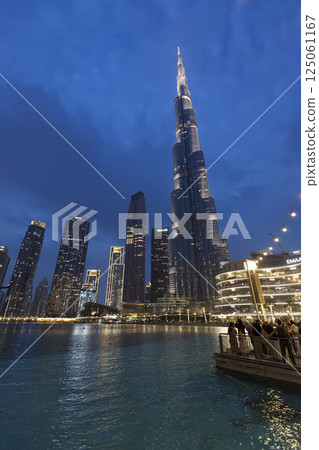 Burj Khalifa in Dubai in United Arab Emirates Burj Khalifa in Dubai in United Arab Emirates 125061167