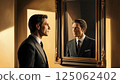 照鏡子的紳士 125062402
