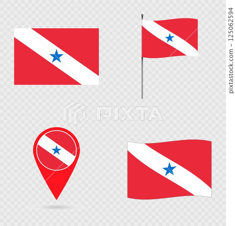 Para Flag Set, State of Brazil. Para Flag Set, State of Brazil. 125062594