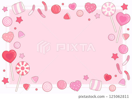 valentine candy party frame 2 125062811