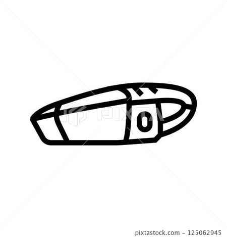 car vacuum cleaner accessory line icon vector illustration 125062945