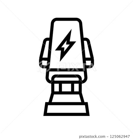 car phone mount accessory line icon vector illustration car phone mount accessory line icon vector illustration 125062947