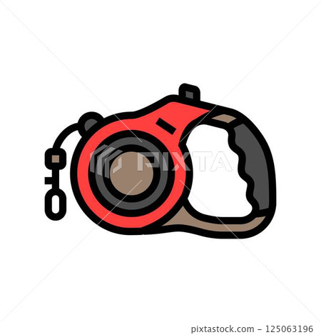 leash dog color icon vector illustration 125063196
