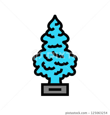car air freshener accessory color icon vector illustration 125063254