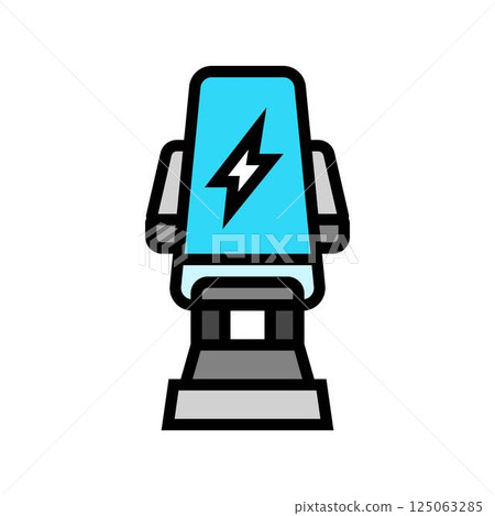 car phone mount accessory color icon vector illustration car phone mount accessory color icon vector illustration 125063285