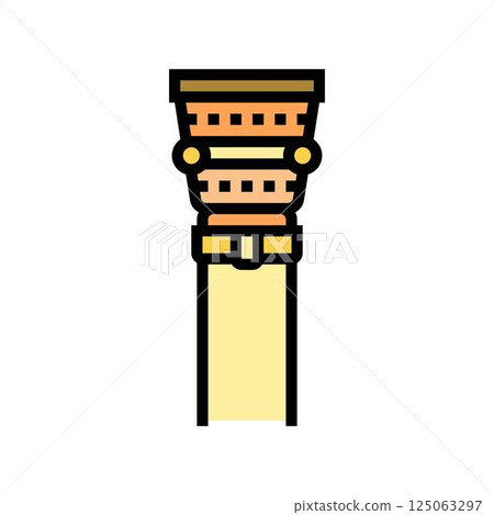 column byzantine color icon vector illustration column byzantine color icon vector illustration 125063297