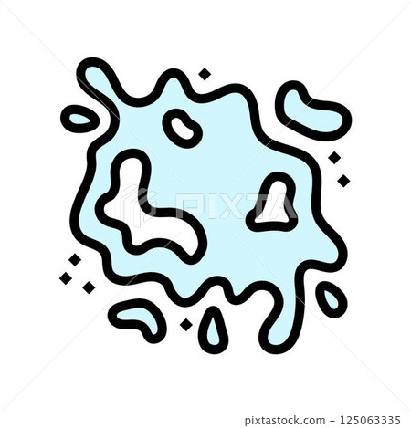 splash bleach color icon vector illustration splash bleach color icon vector illustration 125063335