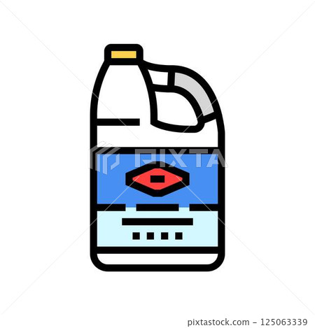 bleach bottle color icon vector illustration bleach bottle color icon vector illustration 125063339