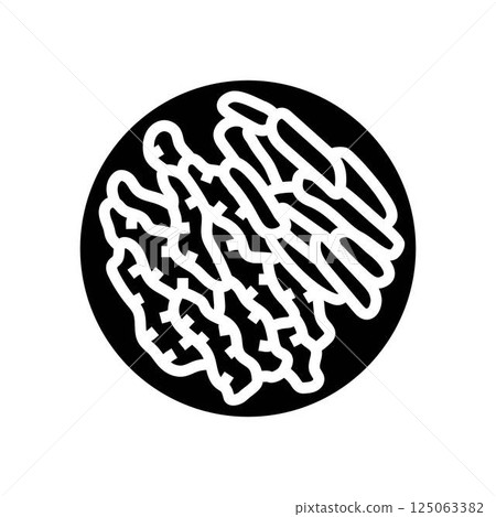 fajitas chicken food glyph icon vector illustration 125063382