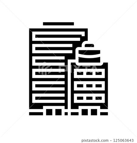 building corporate law glyph icon vector illustration building corporate law glyph icon vector illustration 125063643