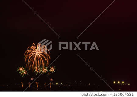 初夏的夜空被煙火染紅 125064521