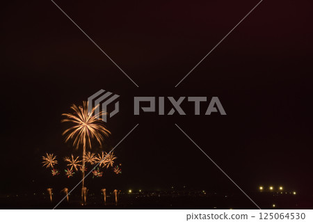 初夏的夜空被煙火染紅 125064530