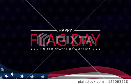 Saluting the Flag June 14 is a Special Day in America 125065318