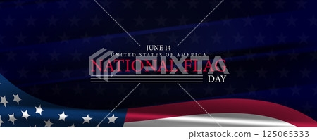 Proudly Waving The Symbolism of the American Flag on Flag Day 125065333
