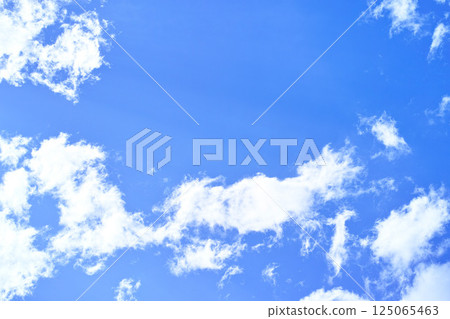 藍色的天空和雲圖像 125065463