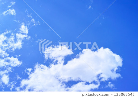 Blue sky and cloud image Blue sky and cloud image 125065545