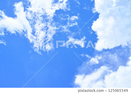 Blue sky and cloud image 125065549