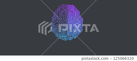 Artificial Intelligence brain concept 125066320