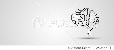 Artificial Intelligence brain concept 125066321