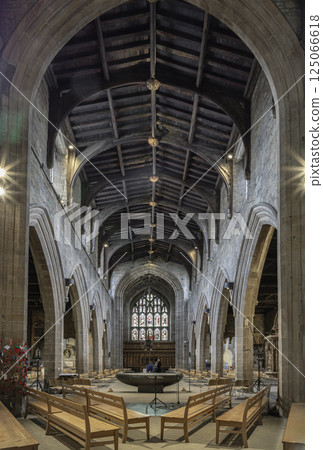 Architecture interior view of Newcastle Cathedral (Cathedral Church of St Nicholas). Architecture interior view of Newcastle Cathedral (Cathedral Church of St Nicholas). 125066618