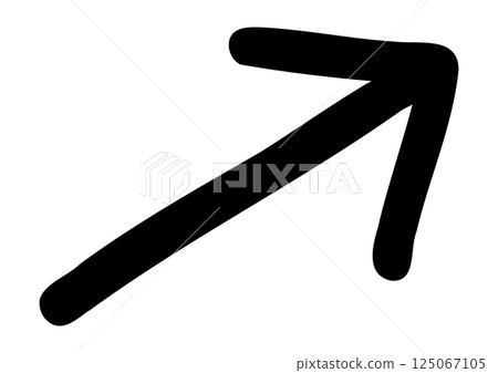 Black Right Upward Arrow Black Right Upward Arrow 125067105