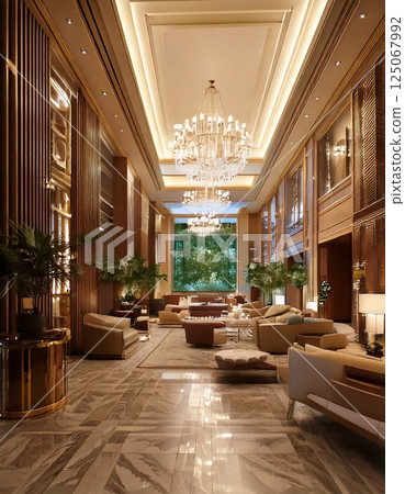 luxury hotel lobby 125067992