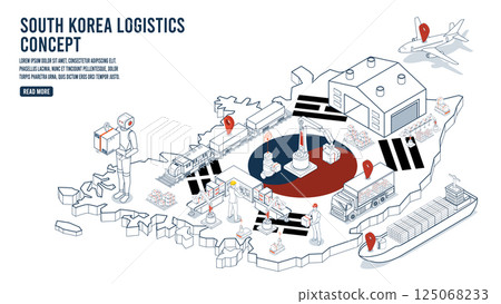 South Korea Logistics provides a full spectrum of services, from global and warehouse logistics to sea freight, exports, imports, and cargo delivery across air, road, and maritime networks. 125068233