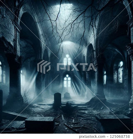 Abysmal ruins, terrifying ruins, evil ruins, creepy ruins 125068738