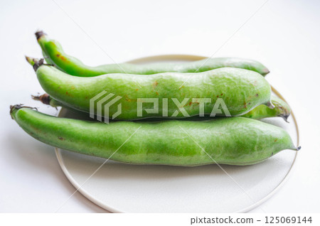 Broad beans Broad beans 125069144
