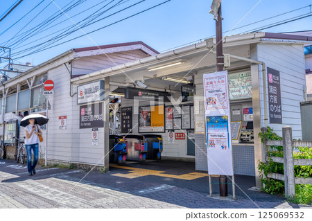 大田區、東京禦嶽山站的都市風景 125069532