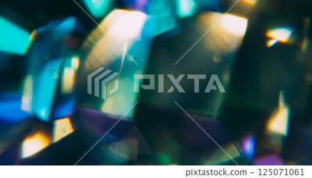 Gleam texture. Blur glow flare. Defocused blue yellow green multicolor lens glint kaleidoscope on abstract art light background. Gleam texture. Blur glow flare. Defocused blue yellow green multicolor lens glint kaleidoscope on abstract art light background. 125071061