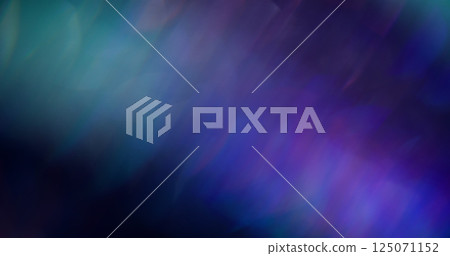 Lens motion. Defocused glowing art. Attractive blue purple colorful flare motion on abstract bokeh light modern background. 125071152
