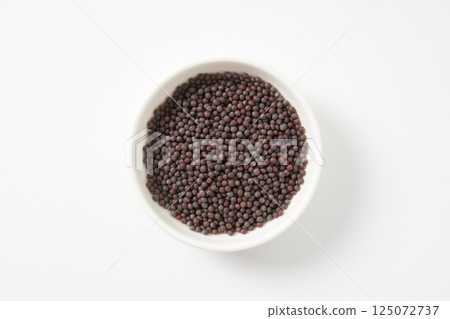 Brown mustard spice image 125072737