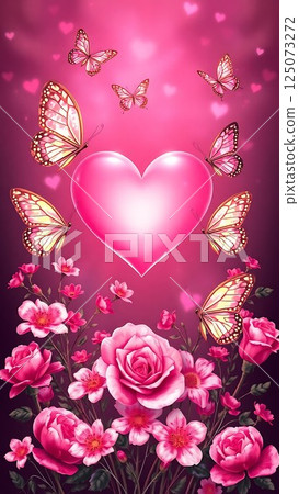 Enchanted Valentines Butterflies 17-4 125073272