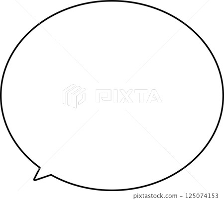 A simple round balloon 125074153