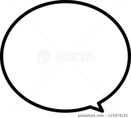 A simple round balloon 125074155